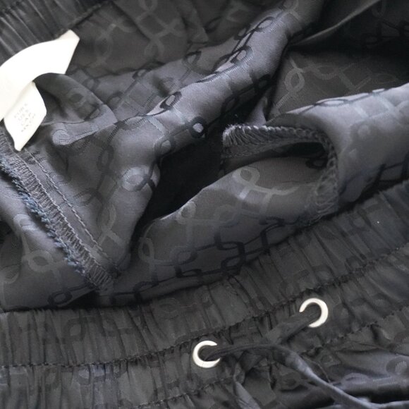 H&M - Wide-Leg Drawstring Pants - BLACK - Picture 4 of 5